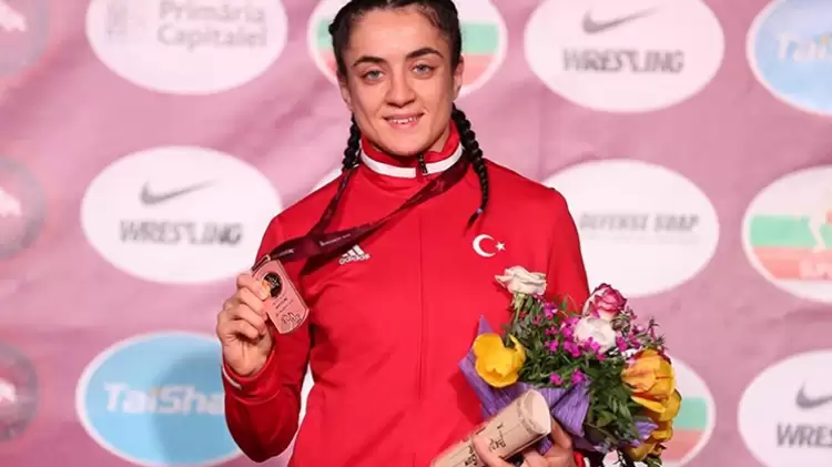 Avrupa Güreş Şampiyonası'nda Bedia Gün bronz madalya kazandı