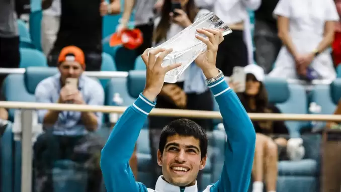 Miami Açık Tenis Turnuvası'nda şampiyon Alcaraz