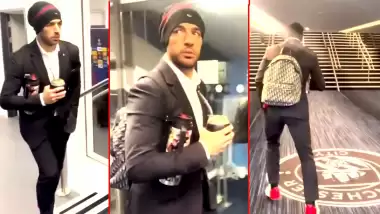 VİDEO - Suarez'in hareketi olay oldu! Manchester City logosunu görünce...