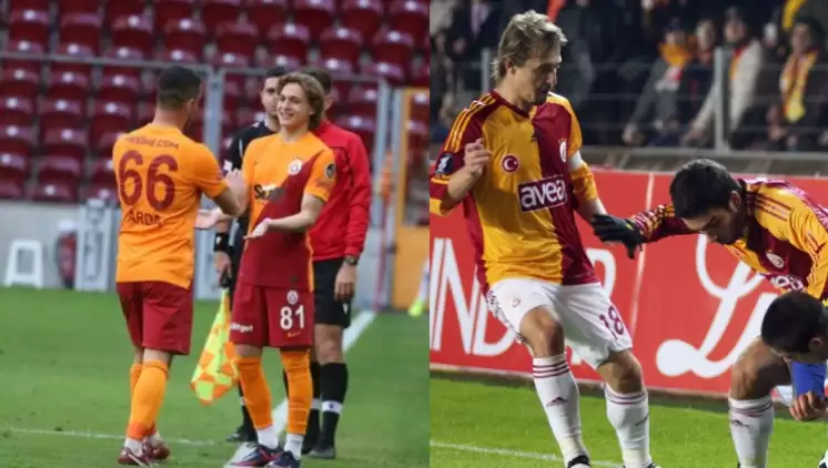 Ayhan Akman'ın oğlu Hamza Yiğit Akman ilk kez Galatasaray formasını giydi