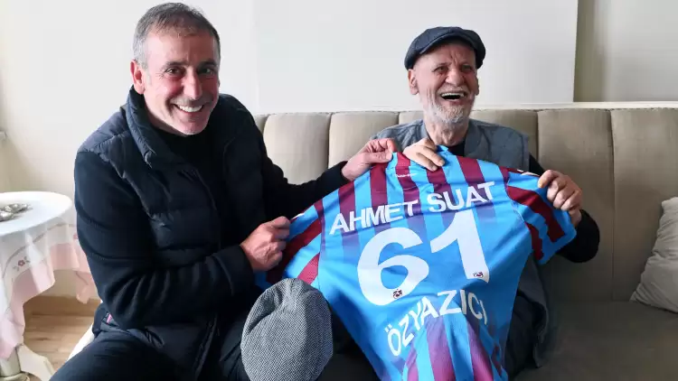 Trabzonspor'da Abdullah Avcı, Ahmet Suat Özyazıcı’yı ziyaret etti