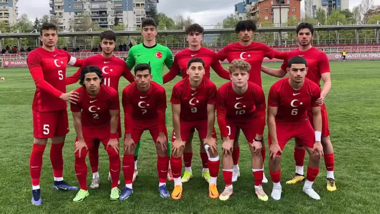 U18 Milli Takımı Kuzey Makedonya'yı 4-0 mağlup etti