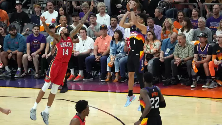 NBA'de Devin Booker'ın En Az 2 Maç Kaçırması Bekleniyor