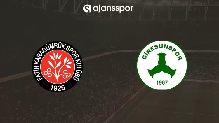 Fatih Karagümrük-GZT Giresunspor: 2-1 (Maç Sonucu-Özet)