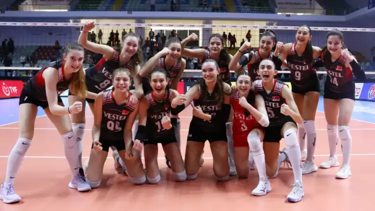 U17 Kız Voleybol Milli Takımı - Macaristan: 3-0 (MAÇ SONUCU - ÖZET)