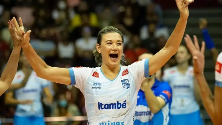 Brezilya'da Itambe Minas'lı Voleybolcu Neriman Özsoy MVP Seçildi