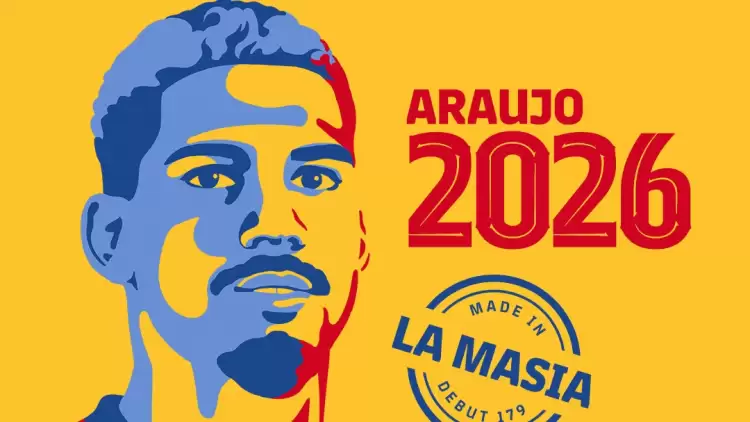 Barcelona, Ronald Araujo'nun Sözleşmesini 2026 Yılına Kadar Uzattı