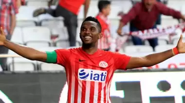 Antalyaspor'un golcüsü Eto’o’nun tahtına oturdu!