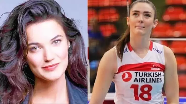 Voleybol oyuncusu Zehra Güneş ile oyuncu Pınar Deniz bir araya geldi