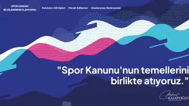 Bakanlıktan yeni spor yasası için web sayfası