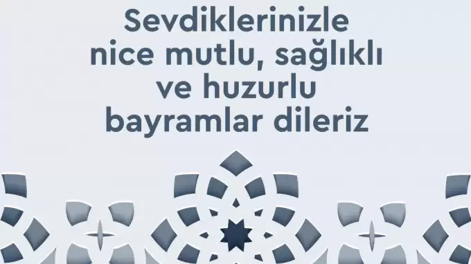 Spor camiasından Ramazan Bayramı mesajları