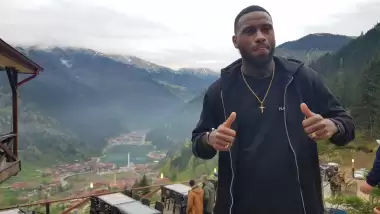 Trabzonsporlu Denswil'in Uzungöl keyfi