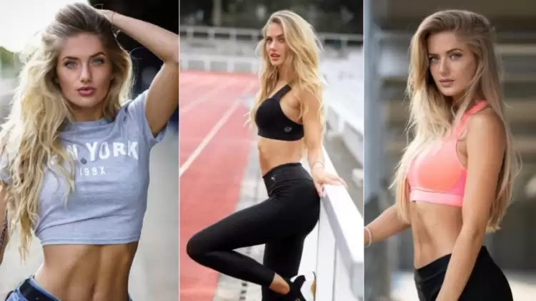 Dünyanın En Seksi Sporcusu Olarak Anılan Alica Schmidt, bilgi yarışmasında