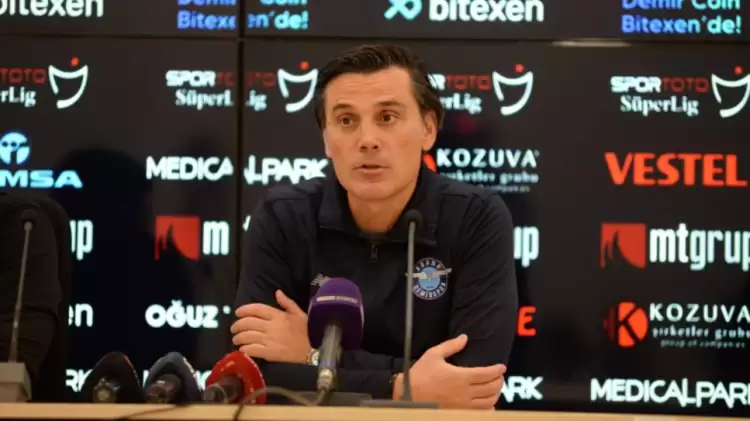 Adana Demirspor Teknik Direktörü Vincenzo Montella'dan Açıklama