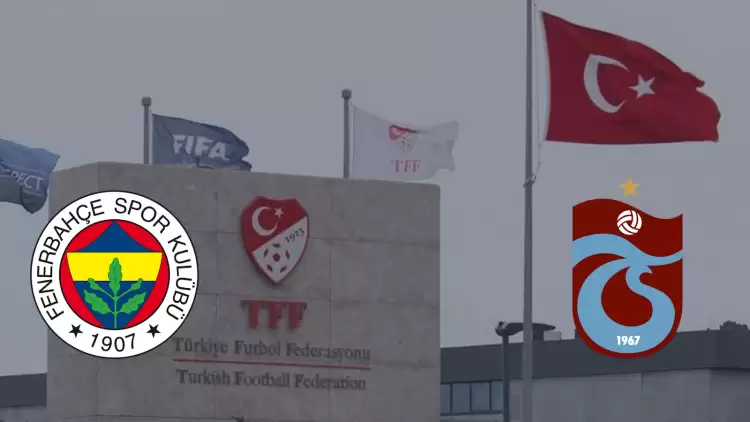 TFF'den tehlikeli Fenerbahçe ve Trabzonspor kararı