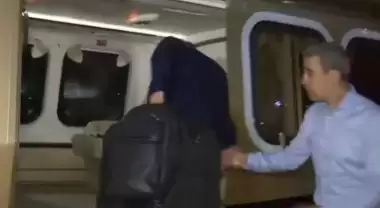 VİDEO - Jorge Jesus'un yaşadığı talihsizlik! Helikoptere binerken...