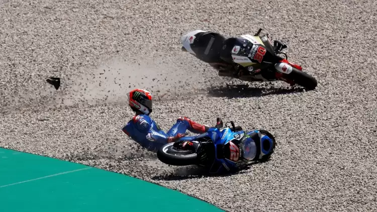 Moto GP'de büyük kaza