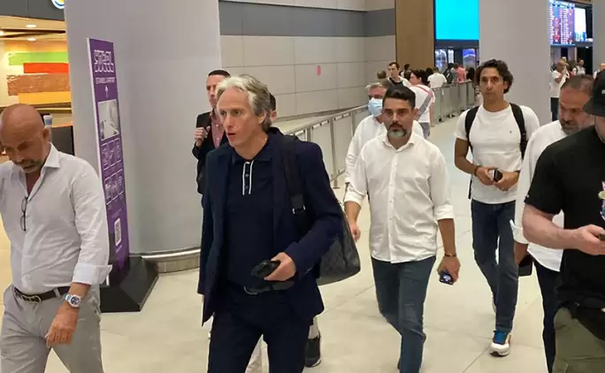 Fenerbahçe'nin yeni teknik direktörü Jorge Jesus İstanbul'a geldi