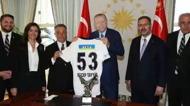 Beşiktaş’tan Cumhurbaşkanı Erdoğan’a ziyaret