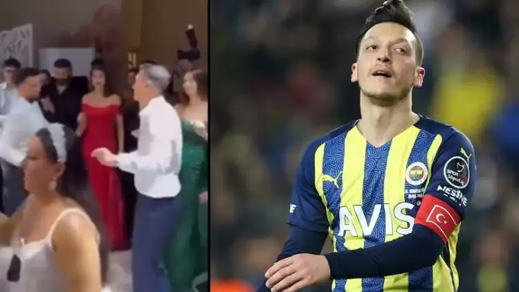 Fenerbahçeli Mesut Özil kız kardeşinin düğünde oynadı