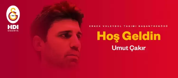 Galatasaray'da Erkek Voleybol Takımının Başına Umut Çakır Getirildi