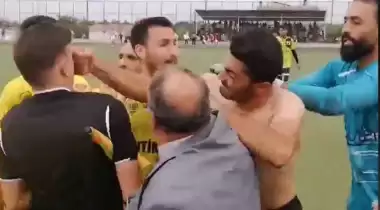 Hakeme yumruklu saldırı!