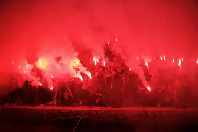 Eskişehirspor'un Kuruluş Yıl Dönümünde Meşaleli Kutlama