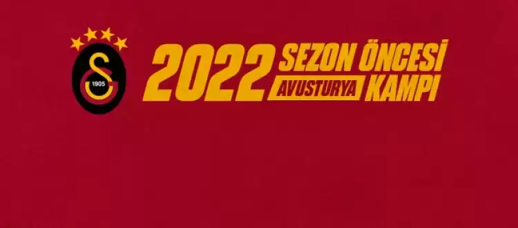 Galatasaray'ın, Avusturya Kampındaki Maç Programı Belli Oldu