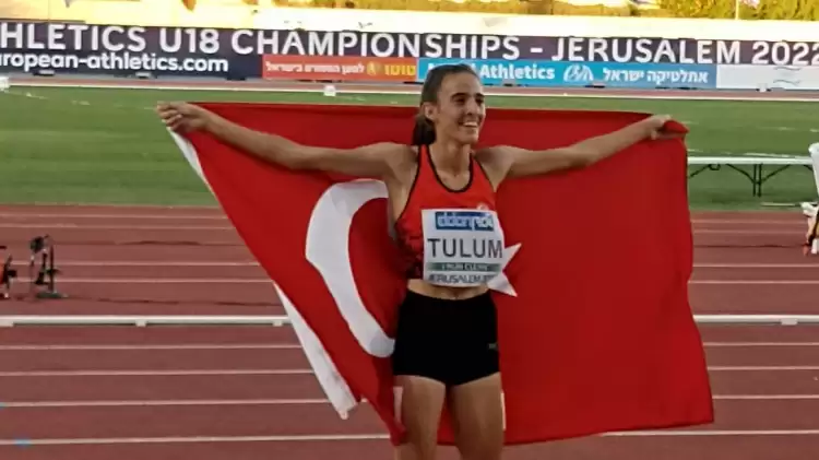 18 Yaş Altı Avrupa Atletizm Şampiyonası'nda Edanur Tulum'dan bronz madalya!