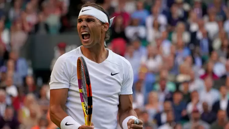 Wimbledon'da Taylor Fritz'le Karşılaşan Rafael Nadal Yarı Finale Yükseldi