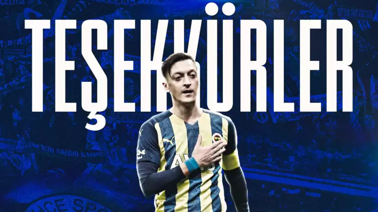 Mesut Özil, Fenerbahçe'ye Veda Etti