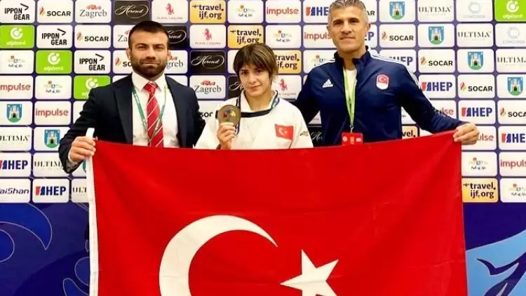 Zagreb Grand Prix'te milli judocu Tuğçe Beder bronz madalya kazandı