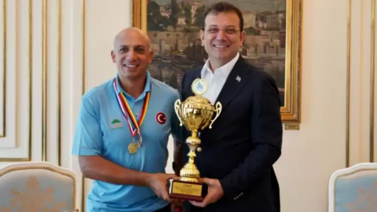 Ekrem İmamoğlu'ndan Milli Golfçü Mehmet Kazan'a Nutuk