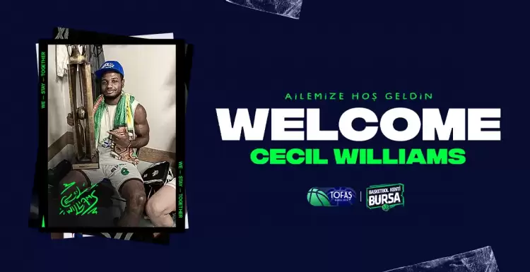 TOFAŞ, Cecil Williams2ı Transfer Etti