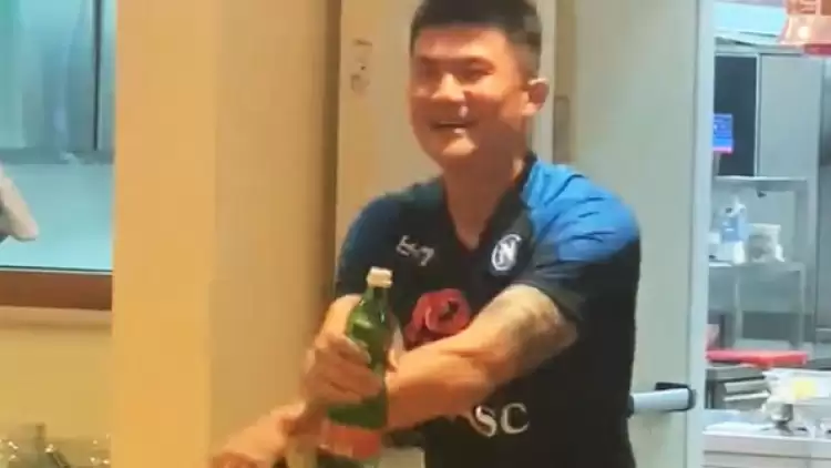 Kim Min Jae, Napoli'ye çabuk alıştı!  Gangnam Style söyledi, dans etti