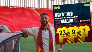 Yasin Öztekin'in forma numarasını taraftar seçecek