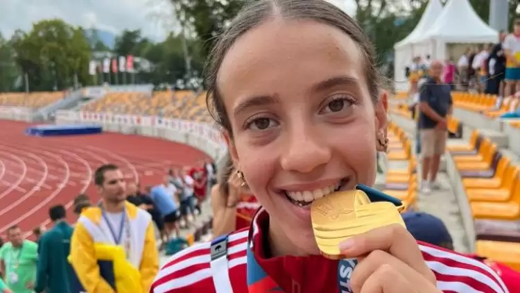 Milli Atlet Ayça Fidanoğlu Avrupa Gençlik Olimpik Festivali’nde Altın Madalya Kazandı