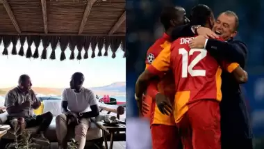Terim ile Drogba yıllar sonra beraber 