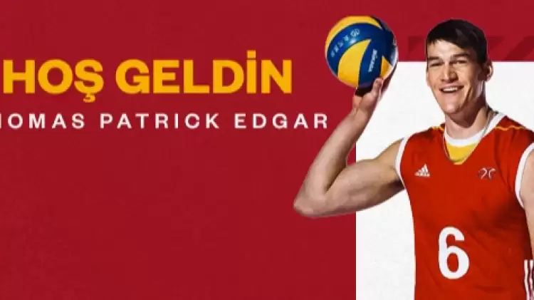 Galatasaray Erkek Voleybol Takımı, Thomas Patrick Edgar'ı transfer etti