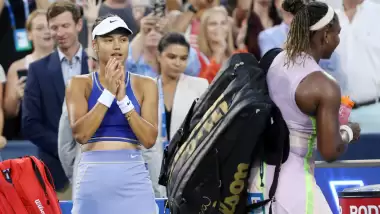 Serena Williams, ilk turda veda etti