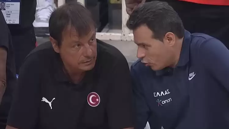 Yunanistan - Türkiye Maçında Dimitris Itoudis, Ergin Ataman'a Ne Dedi?