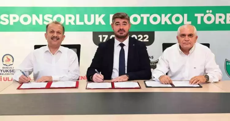 Denizlispor'a 5 milyon TL'lik sponsorluk desteği