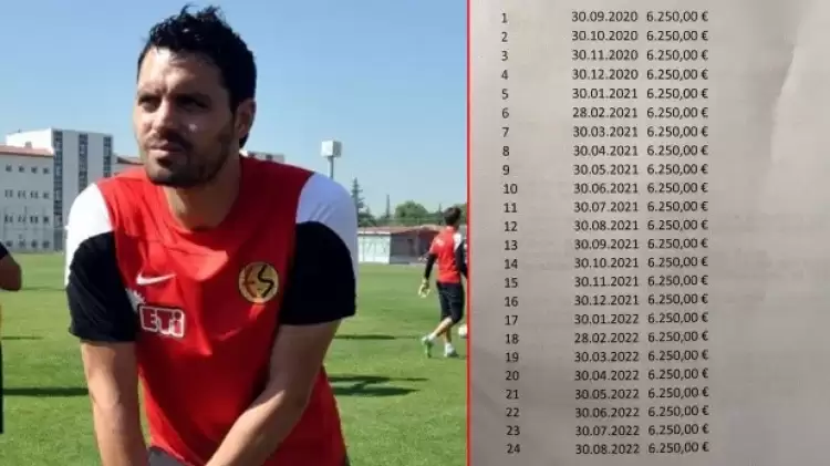 Eskişehirspor, Sebastian Pinto’ya borcunu kapattı