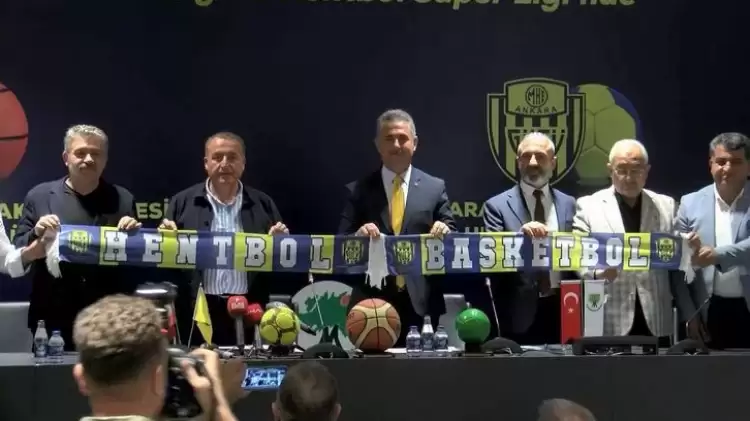 Ankaragücü, Mamak Belediyesi’nin basketbol ve hentbol takımlarını bünyesine kattı