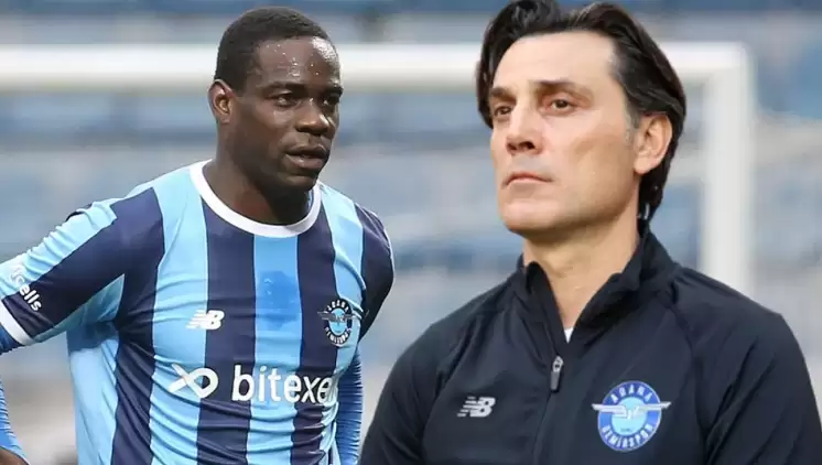 Adana Demirspor'da Montella'dan VAR tepkisi ve Balotelli açıklaması