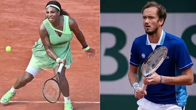 Serena Williams ve Daniil Medvedev, ABD Açık'ta 3. tura çıktı