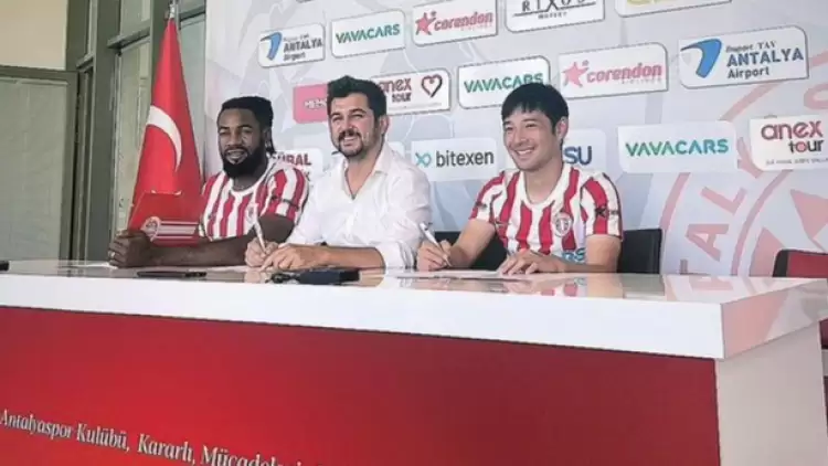 Antalyaspor Christian Luyindama ve Shoya Nakajima'yı transfer etti 