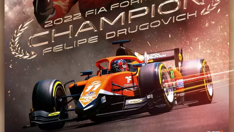 2022 Formula 2 şampiyonu, MP Motorsport pilotu Felipe Drugovich oldu