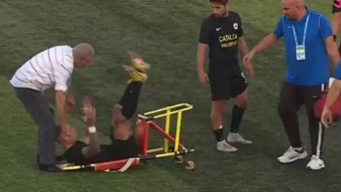 Türkiye Kupası'nda sedye kazası