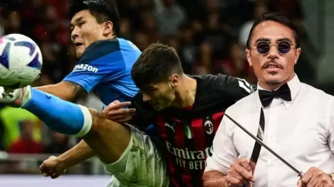 Nusret Gökçe Milan- Napoli maçının öncesinde herkesi şaşırttı!